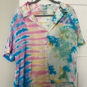 Tie dye urban outfitters shirt. Never worn. Lightweight and silky